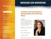 Tablet Screenshot of newsroom.mohegansun.com